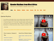 Tablet Screenshot of djemberhythms.com